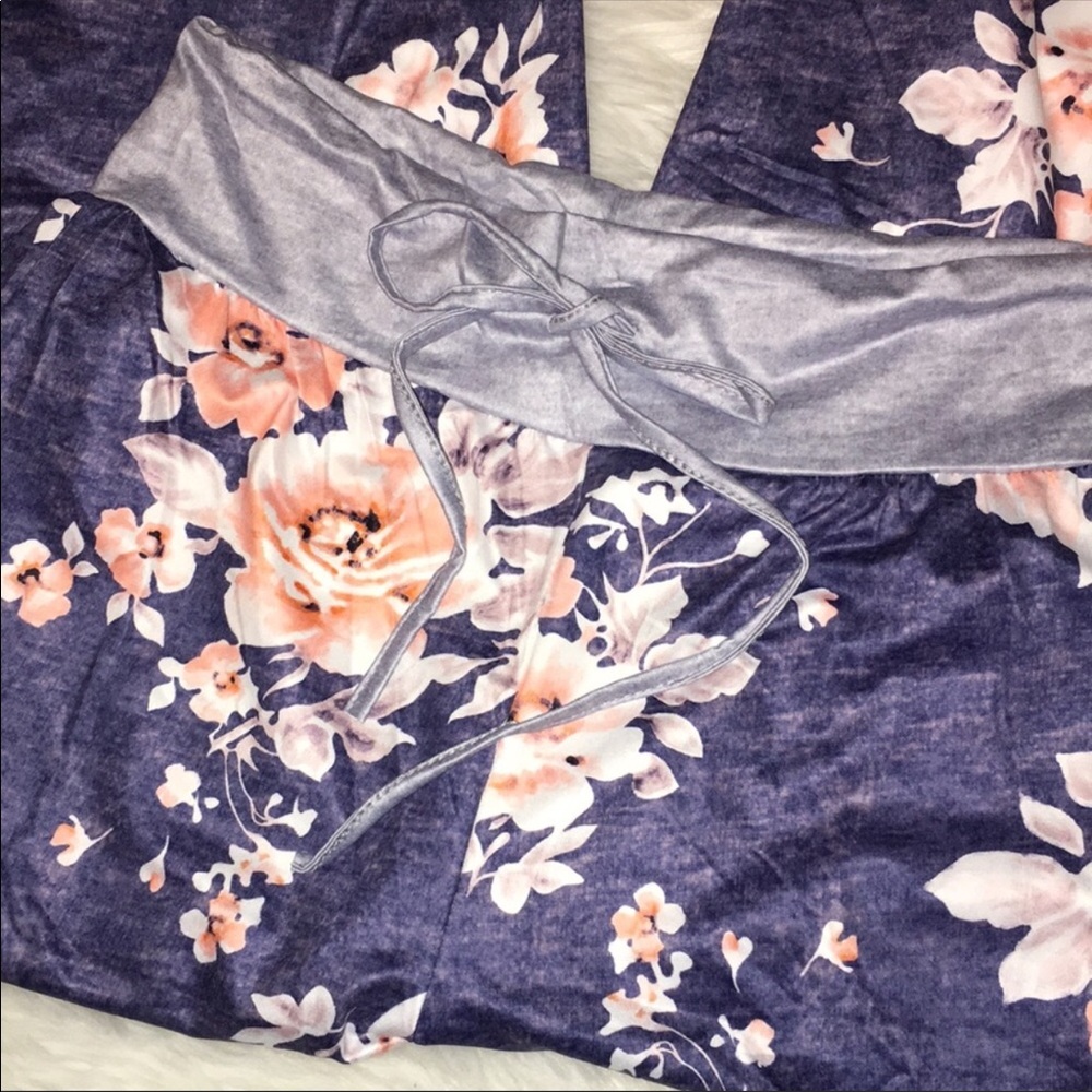 Floral Printed Joggers - Picture 3 of 3